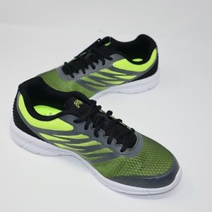 New FILA Memory Fantom 3 Men’s Running Low Top Black Safety Yellow Running Shoes